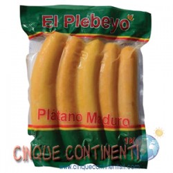 Platano maduro congelato